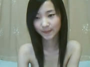 Skinny Chinese Girl Fingers Herself